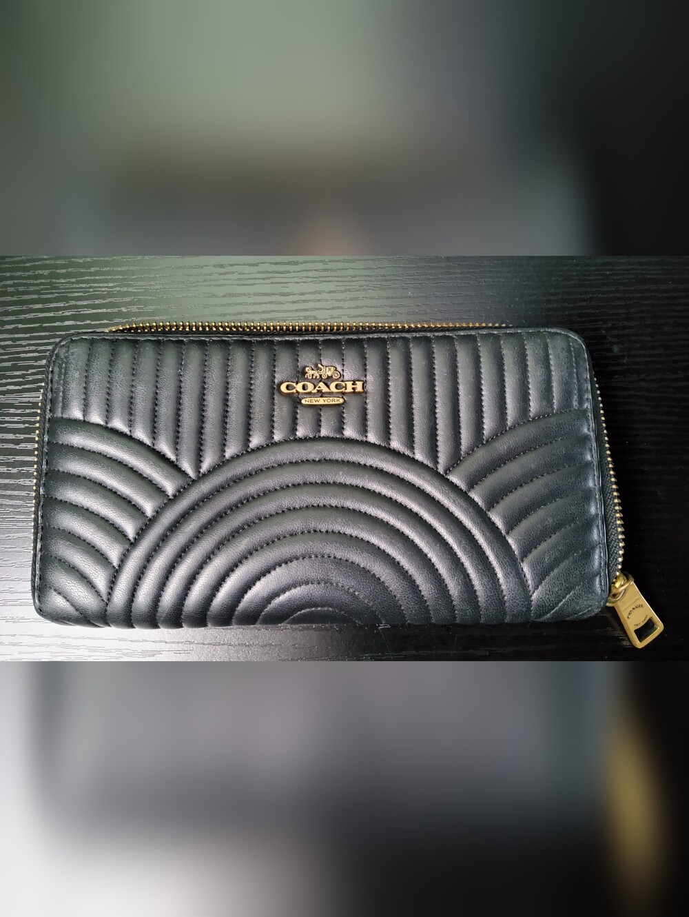 Coach Black Quilted Leather Satchel with Matching Wallet - Picture 11 of 11
